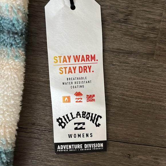 NWT Billabong Adventure Division Boundary Mock Half Zip Pullover - Picture 4 of 6